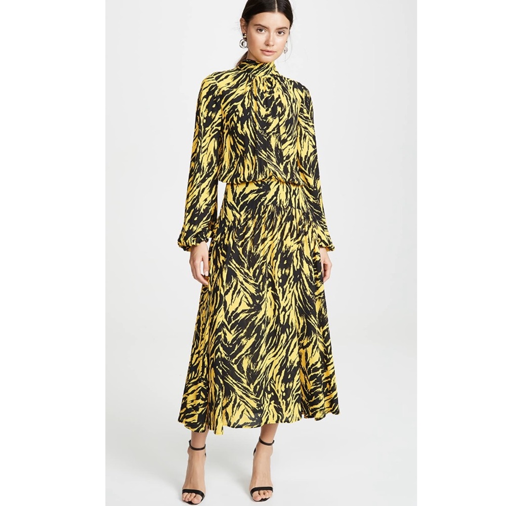 No. 21 graphic print dress, IT 38